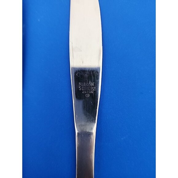 National Stainless Nasco Flatware INTERMEZZO Dinner Knives Set of 2 - Picture 2 of 3